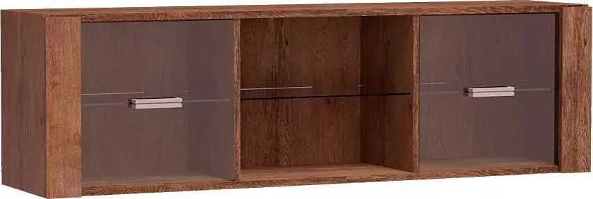 Elior Półka ścienna z witryną jesion jasny - Dagna 21X