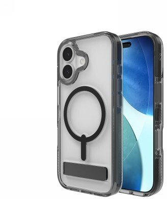 Zagg Santa Cruz Snap KS etui z podstawką do iPhone 17 kompatybilne z MagSafe (jet black)