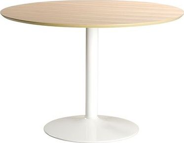 Elior Okrągły stół Toledo - biały + naturalny