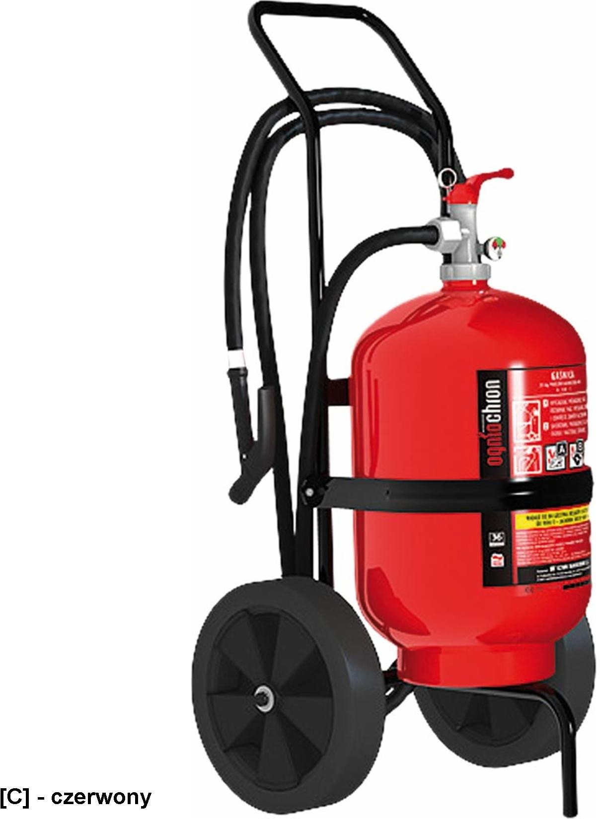 OGAP-25XABC-E - Gaśnica przewoźna proszkowa