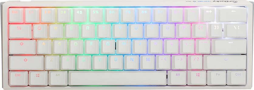 Klawiatura Ducky Ducky One 3 Classic Pure White Mini Gaming Tastatur, RGB LED - MX-Black