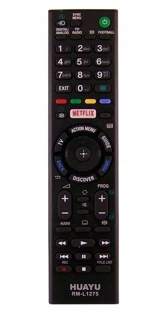 Pilot do SONY LCD NETFLIX 3D RM-L1275/ RMT-TX100D