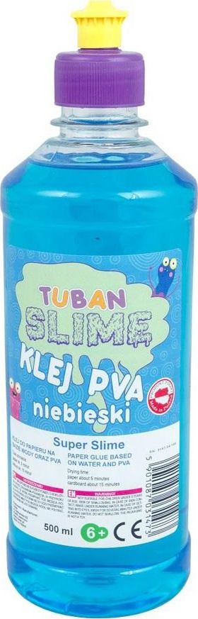 TUBAN Klej do papieru PVA 500 ml niebieski