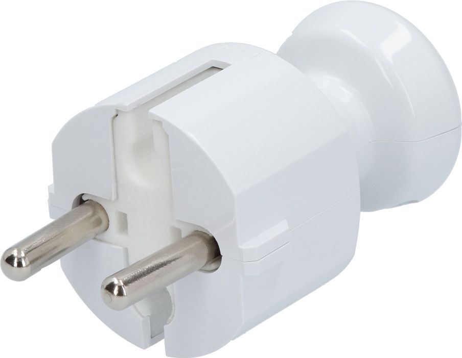 Timex Wtyczka prosta b/u 16A 2P, 250V, czarna (WT-4)