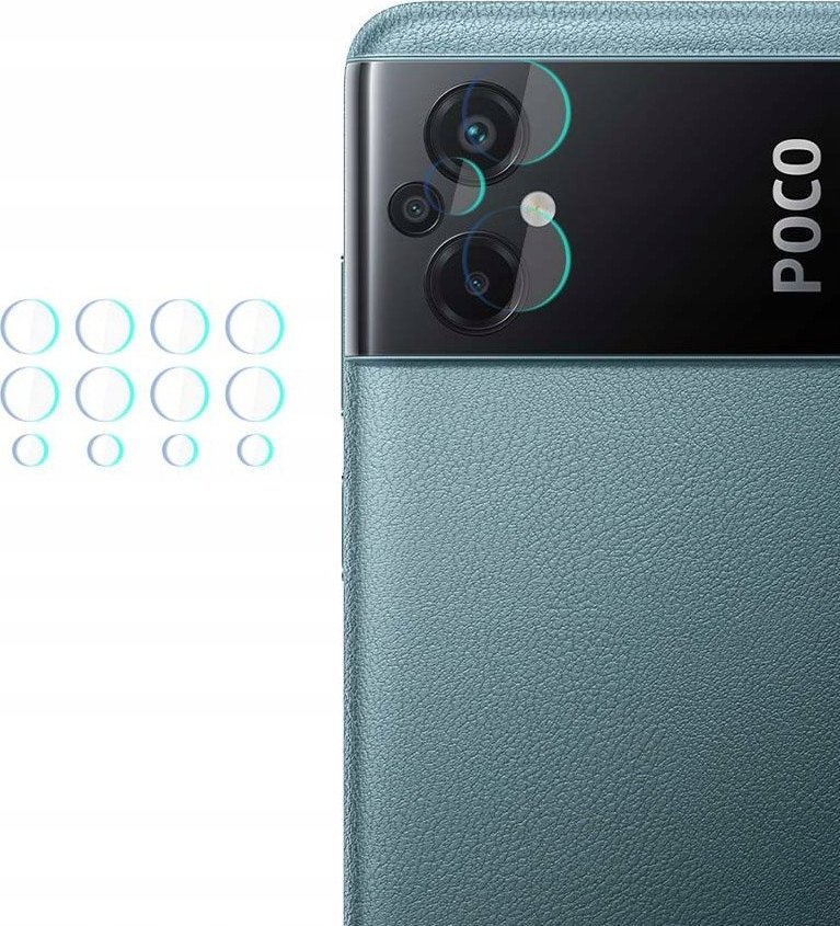 3MK Szkło hybrydowe na obiektyw aparatu 3MK Lens Protect Xiaomi Poco M5 [4 PACK]