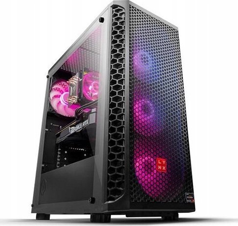 Komputer Lynx Challenger Ryzen 7 5700X 32GB 1T SSD NVMe RTX 4070 SUPER 12G W11 Home