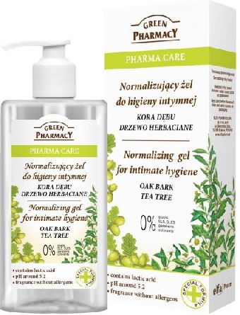 Green Pharmacy Pharma Care Żel do higieny intymnej normalizujący Dąb-Drzewo herbaciane 300ml