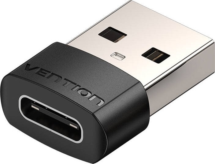 Adapter USB Vention Adapter USB 2.0 męski na USB-C żeński Vention CDWB0 Czarny PVC