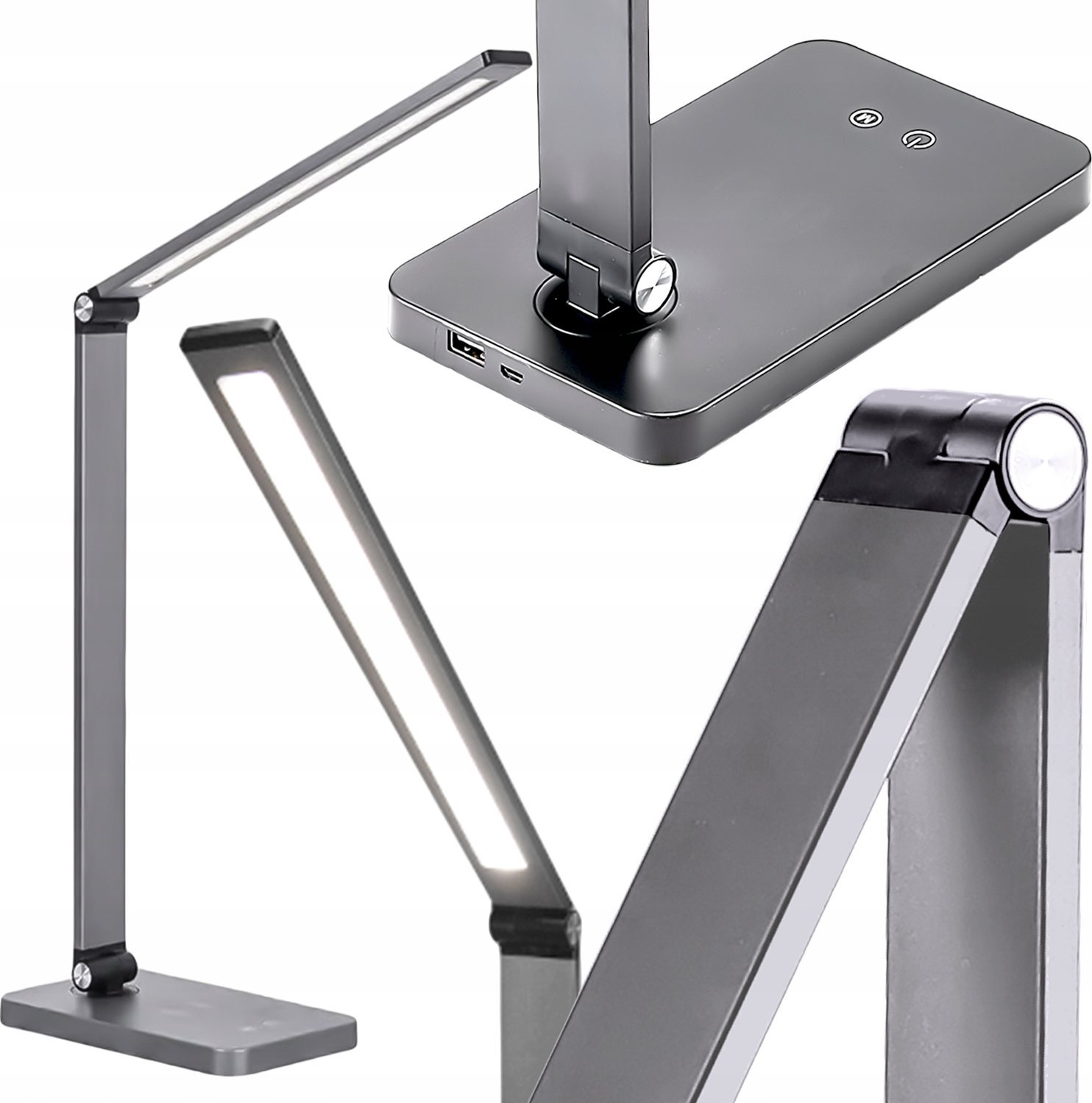 Lampka biurkowa Logit czarna (5905370209112)