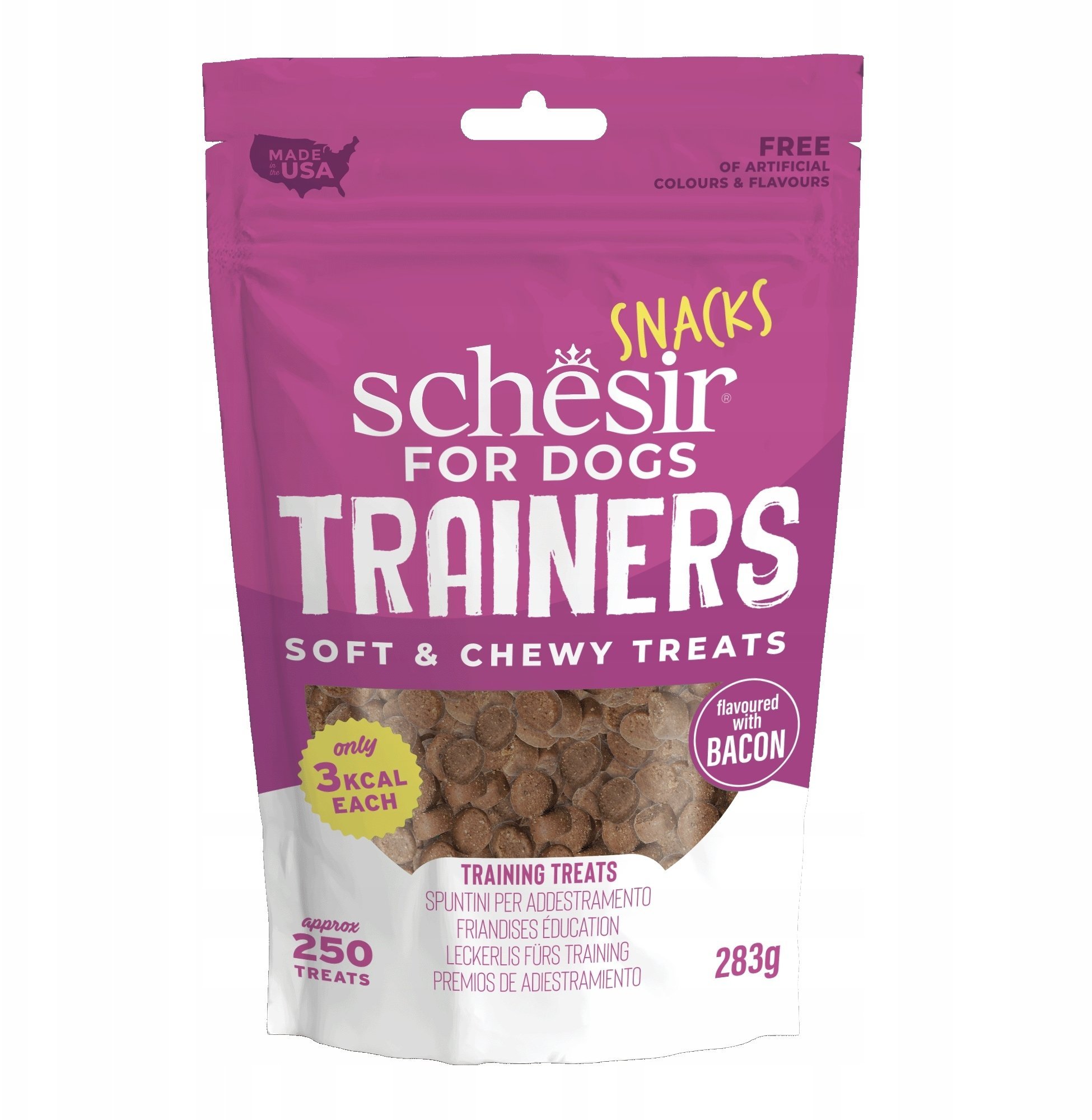 THI Trainers soft and chewy smakołyk, dla psów, bekon, 250 kawałków, 283 g, opakowanie