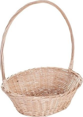 WickerPL wiklinowy Kosz prezentowy kosz zakupowy 46x36 H10/15/48 cm