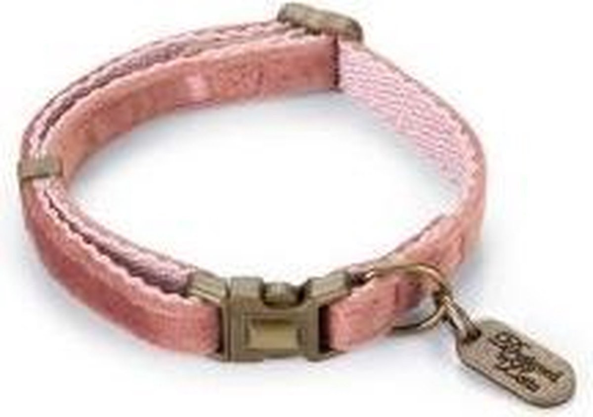 COLLAR VELURA PINK 20-30X10