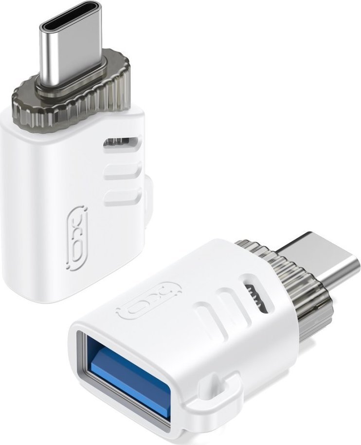 XO adapter USB-USB-C OTG, white (NB256B)