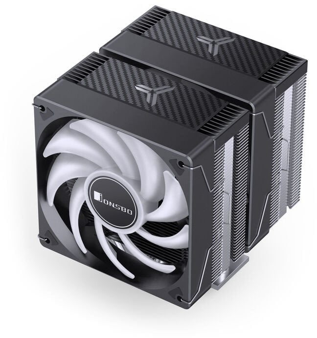 Jonsbo CR-3000E CPU-Kühler, Dual-Tower, RGB - 120mm, schwarz