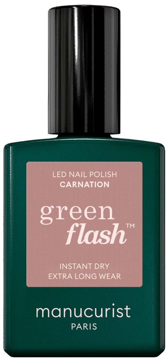 MANUCURIST_Green Flash Led Gel Nail Lacquer lakier do paznokci Carnation 15ml