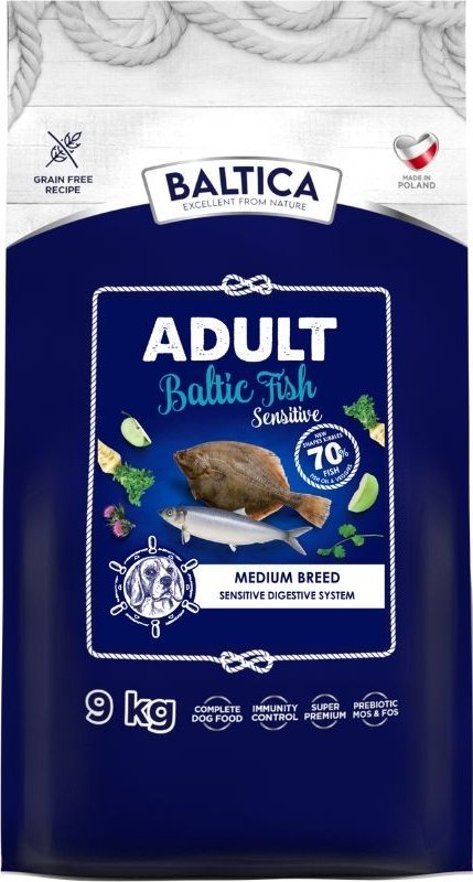 Baltica BALTICA - Karma dla psa 9kg z rybami bałtyckimi