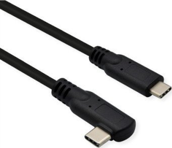Kabel USB Roline USB-C - USB-C 1 m Czarny (11.02.9075)