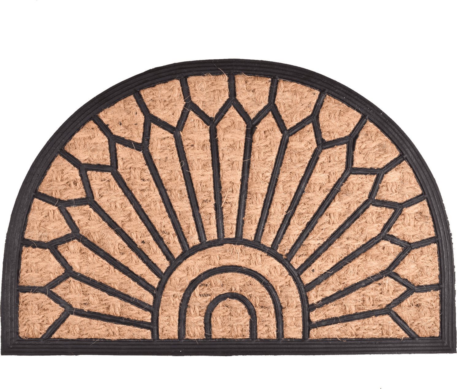 Wycieraczka Panama kokosowa guma PÓŁOKRĄGŁA POLOTY