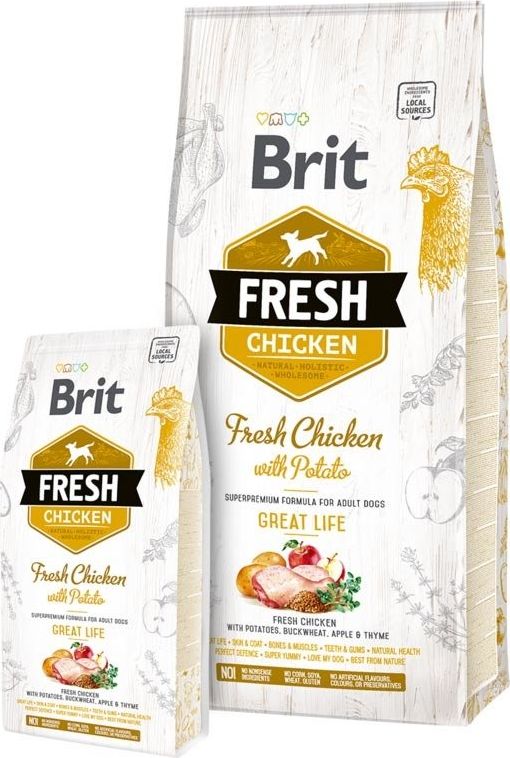 Brit Brit Fresh Dog Adult Chicken & Potato 12kg