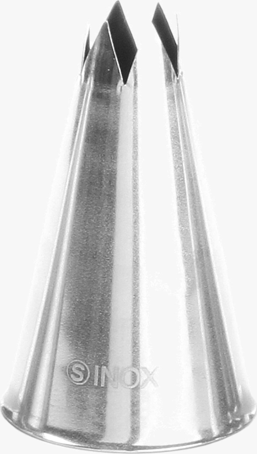 Hendi Końcówka tylka gwiazdka do rękawów worków cukierniczych stalowa śr. 9mm - HENDI 551271 Końcówka tylka gwiazdka do rękawów worków cukierniczych s