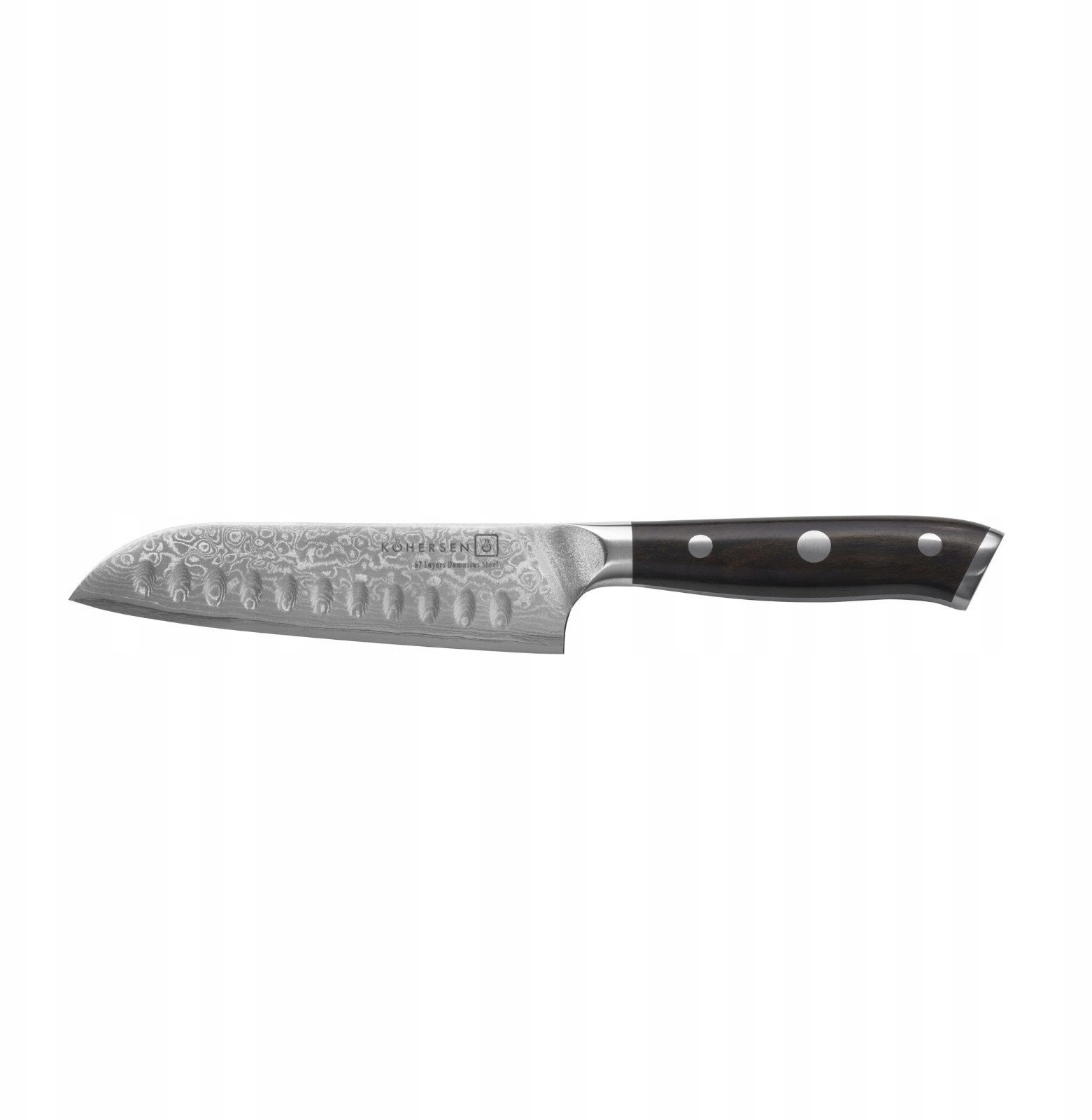 Nóż santoku Santoku Kohersen Elegance Ebony Wood 12,7cm