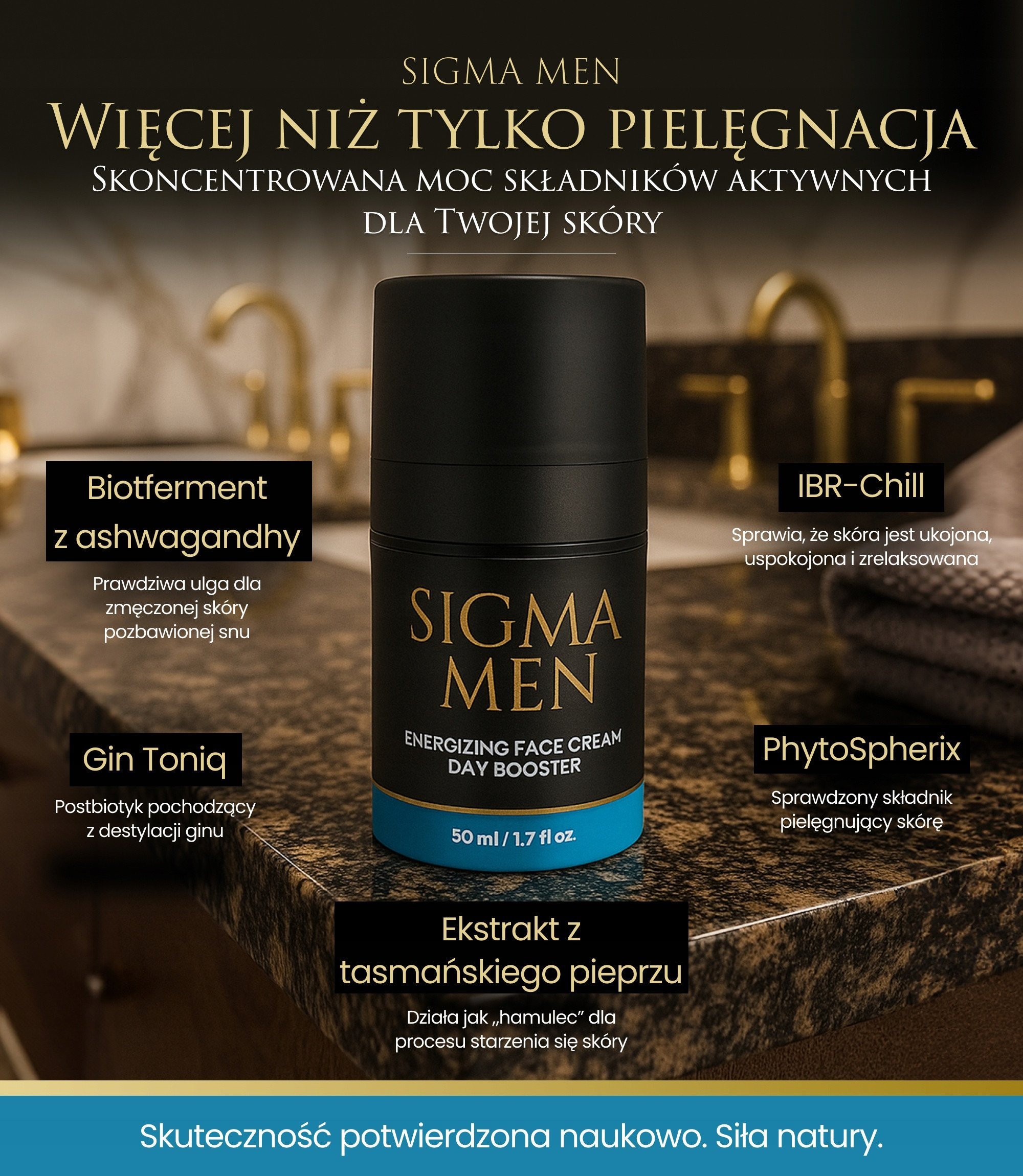 SIGMA MEN_Day Booster krem do twarzy na dzień 50ml