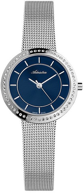 Zegarek Adriatica Zegarek Damski Adriatica na bransolecie A3645.5115QZ - Swarovski Zegarek Swiss Made
