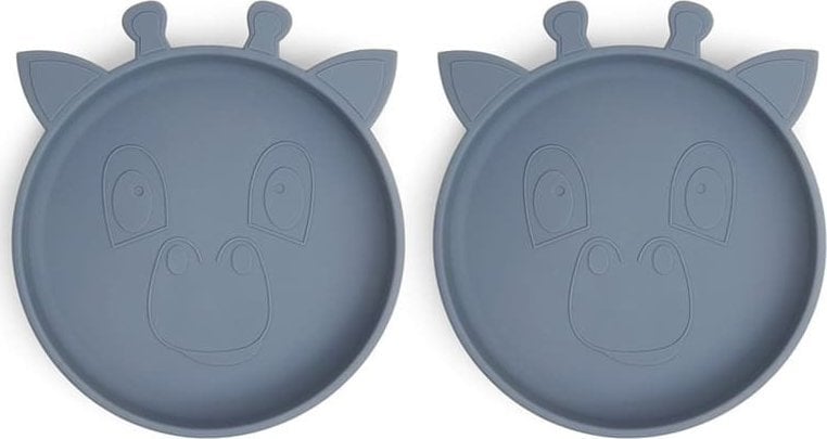 Nuuroo nuuroo - 2 talerzyki silikonowe Giraf Bering Sea