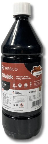 Paliwo olej do lamp, pochodni i świec 1,0L CYNAMON