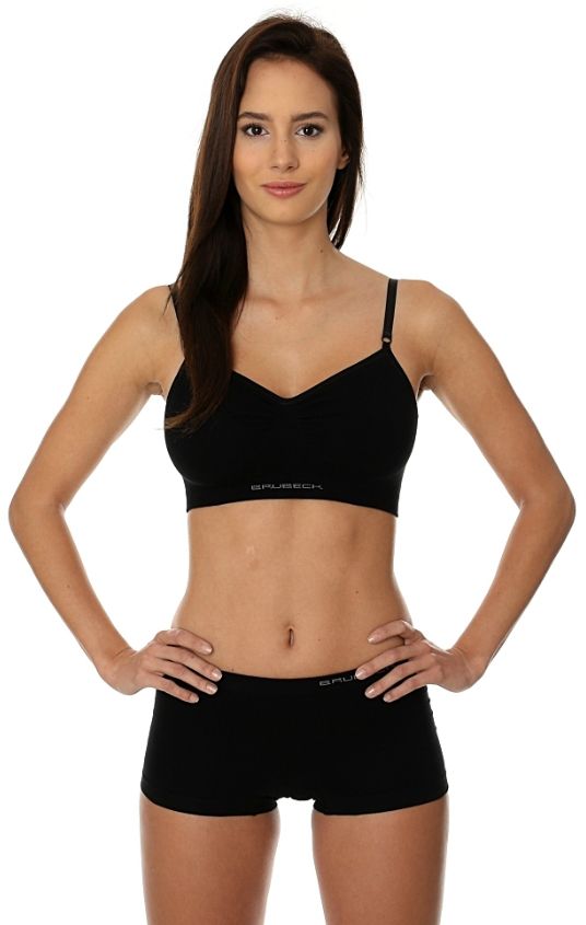 Brubeck Biustonosz Comfort Cotton czarny r. 75B (BR00012A)
