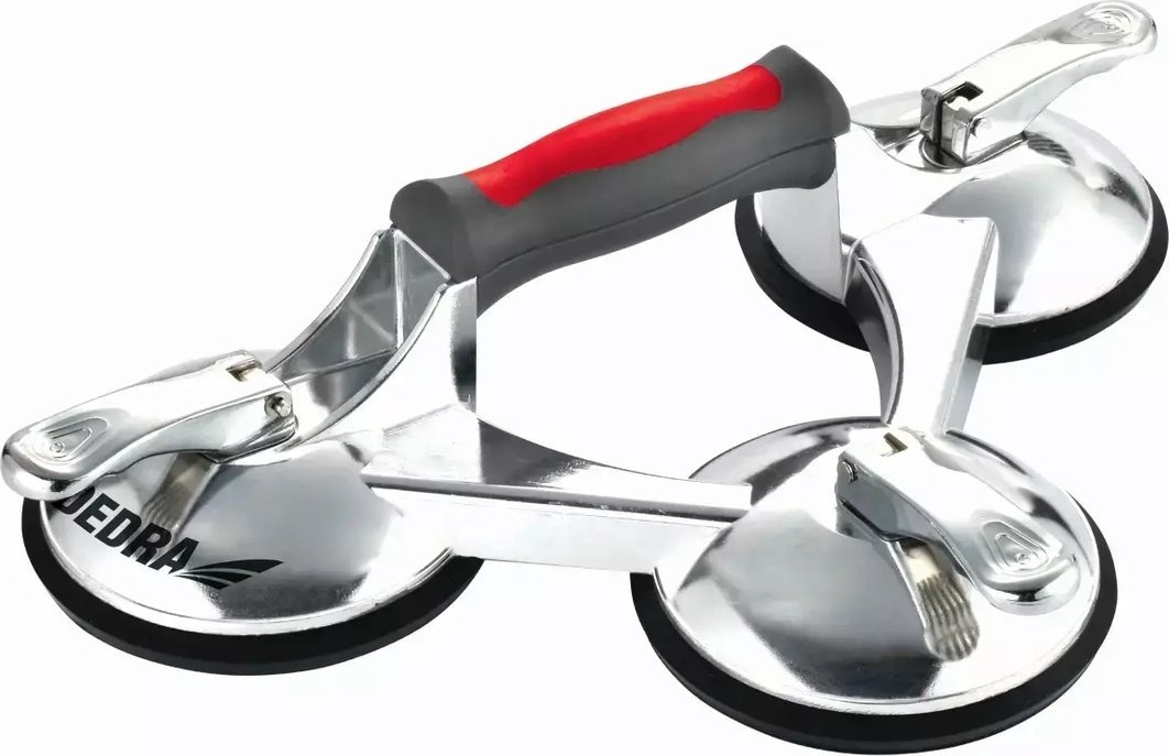 Dedra Przyssawka do szyb potrójna 3x123mm, max 180kg, alu