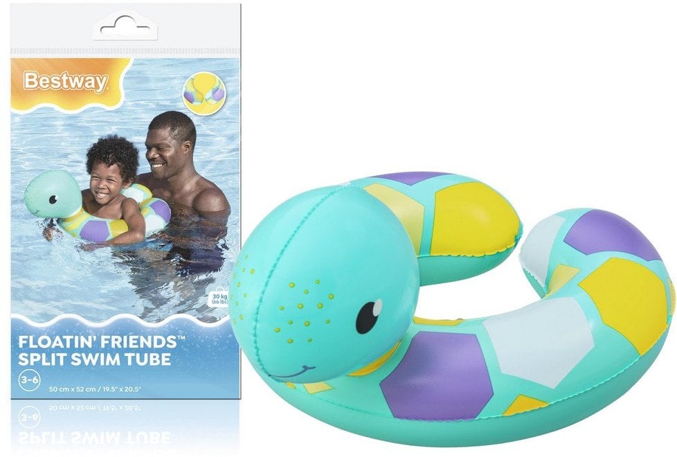 Koło Do Pływania Żółw 50 x 52 cm Bestway 36405 Bestway