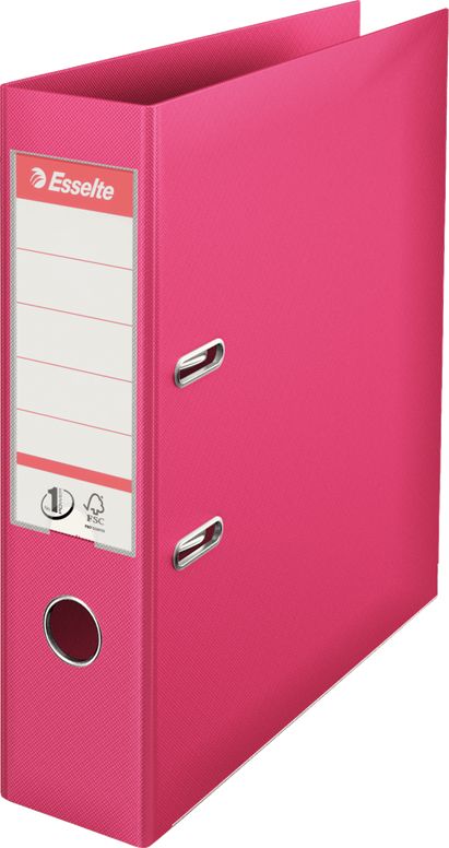 Segregator Esselte No.1 dźwigniowy A4 75mm różowy (811313)