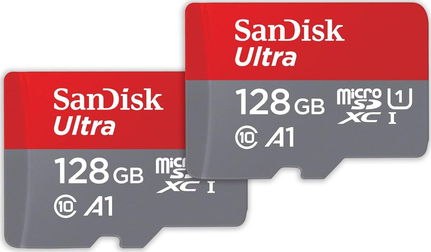 Karta SanDisk Ultra MicroSDXC 128 GB + 128 GB Class 10 UHS-I/U1 A1 (SDSQUAB-128G-GN6MT)