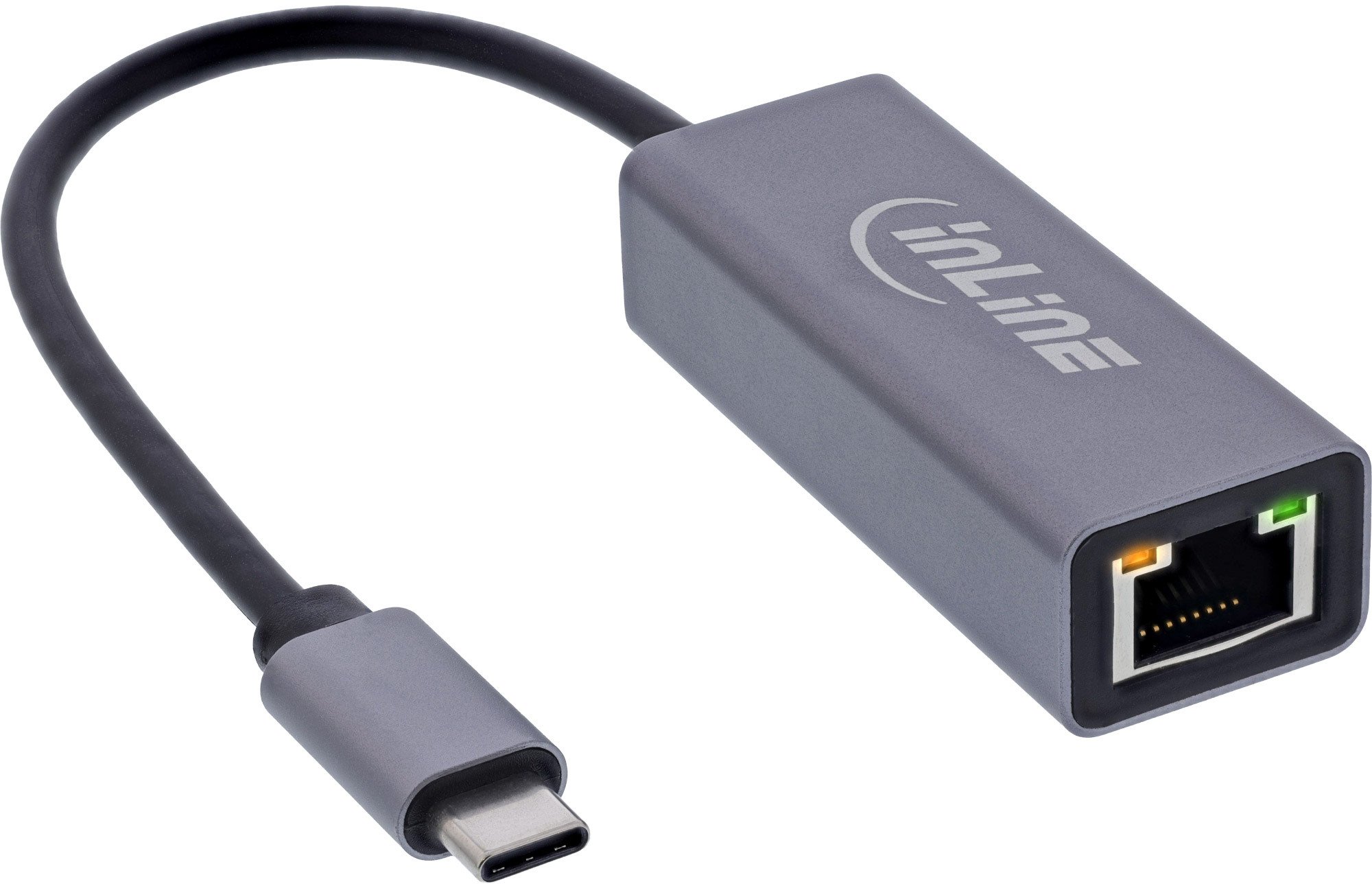 Karta sieciowa Vision InLine® USB 3.2 Adapter sieciowy kabel USB-C do RJ45 Gigabit sieciowy