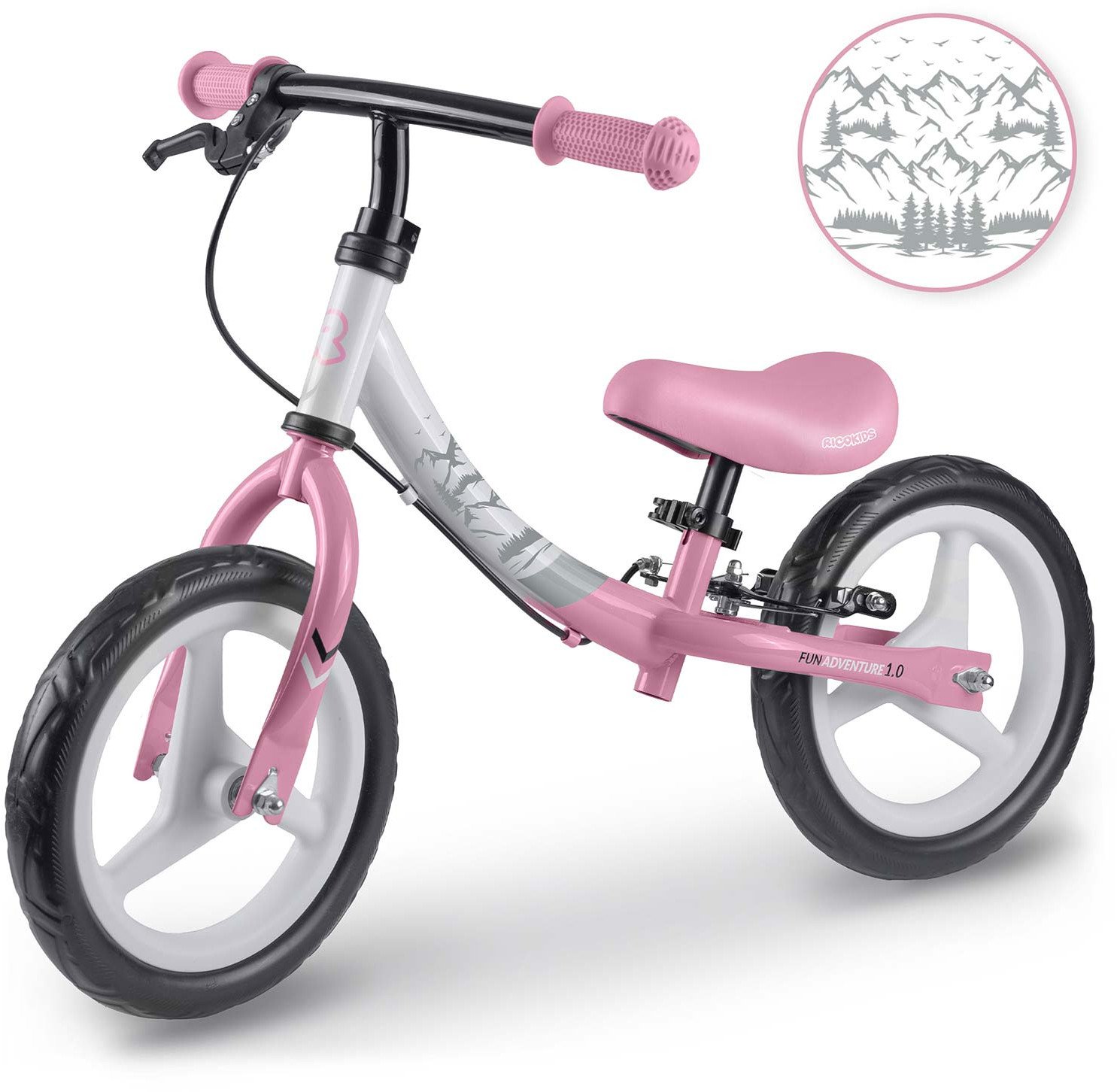 Rowerek biegowy dla dzieci Ricokids Fun Adventure