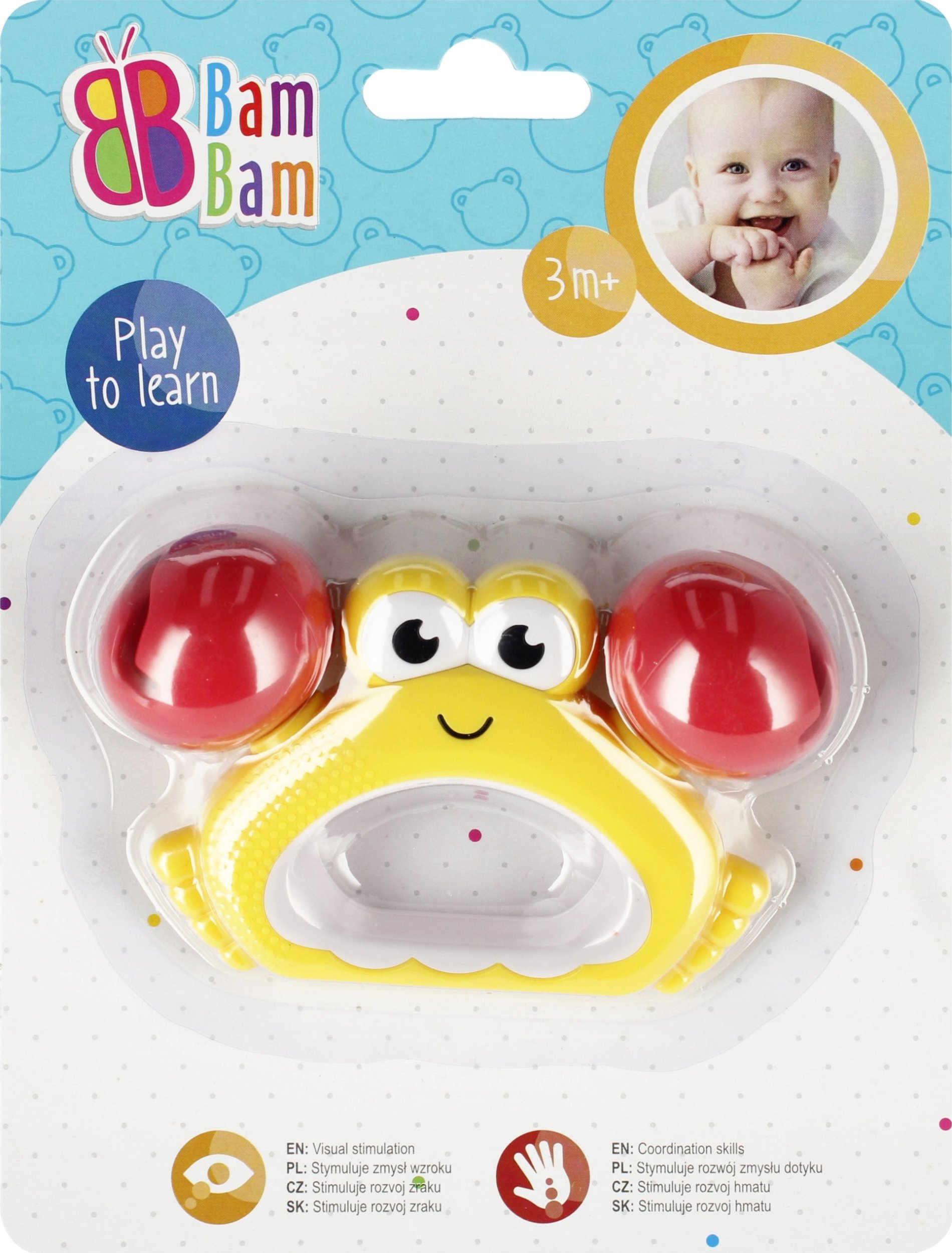 BamBam BAM BAM GRZECHOTKA KRABIK 15X20 B/C 36/144