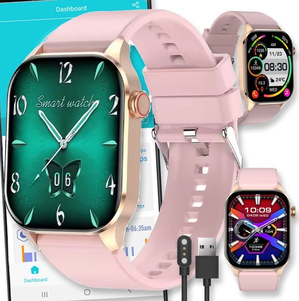 Smartwatch Active Band SMARTWATCH ZEGAREK WATCH MENU PL DAMSKI MĘSKI ROZMOWY SPORT POLSKIE PULS T98