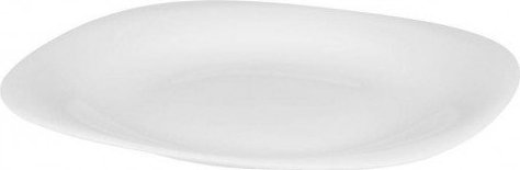 Galicja Talerzyk deserowy płytki kwadratowy biały 21,5 cm