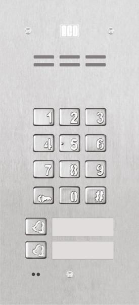 ACO ACO FAM-P-2NPZSACC panel pod tynk 2-rodzinny czyt. brel. zamek szyfr.