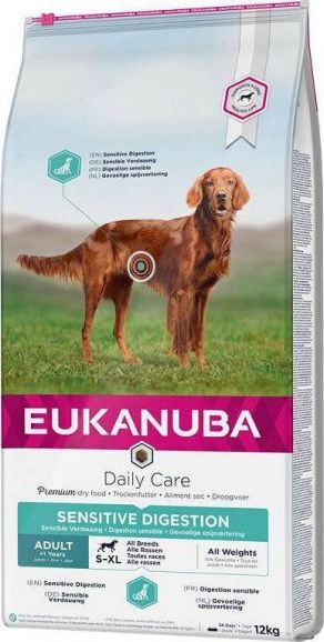 Eukanuba Daily Sensitive Digestion dla psa 12 kg