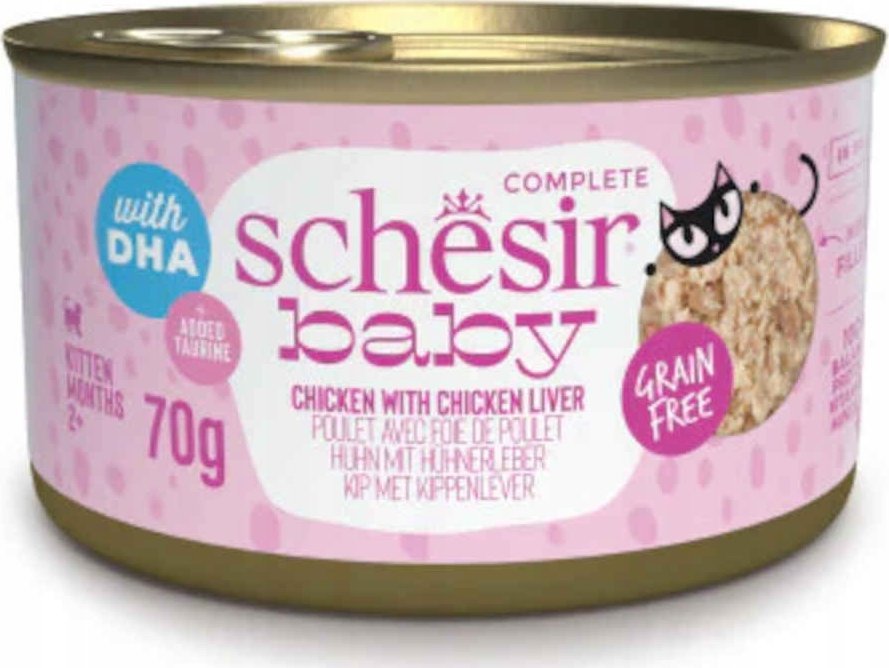 Agras Pet Foods SCHESIR BABY Kurczak z LIVER 70g