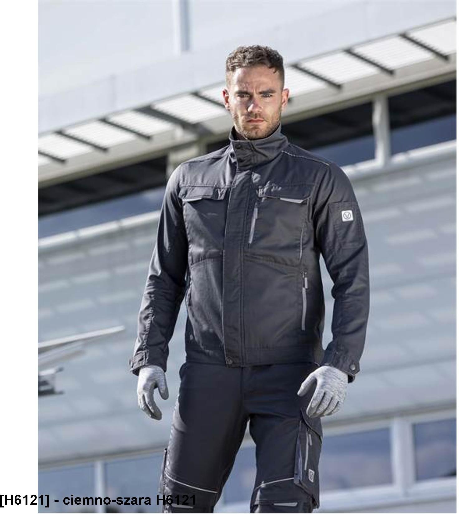 SUMMER ARDON - modna bluza, dopracowana sylwetka, odblaski - ciemno-szara H6121 S