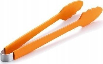 SZCZYPCE KUCHENNE DO GRILLA SILIKONOWE POMARAŃCZ