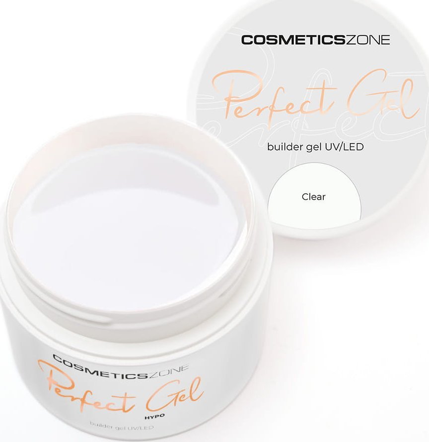 Cosmetics Zone Żel do przedłużania paznokci UV LED przezroczysty - Clear 100ml