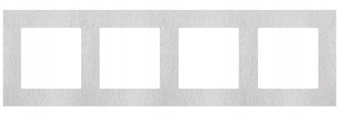 Simon 55 Ramka 4-krotna Nature Inox klasyczny TRN4/188