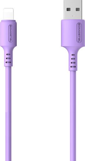 Kabel USB Somostel USB-A - Lightning 1.2 m Fioletowy (SMS-BP06 USB - Lightning Fioletowy)