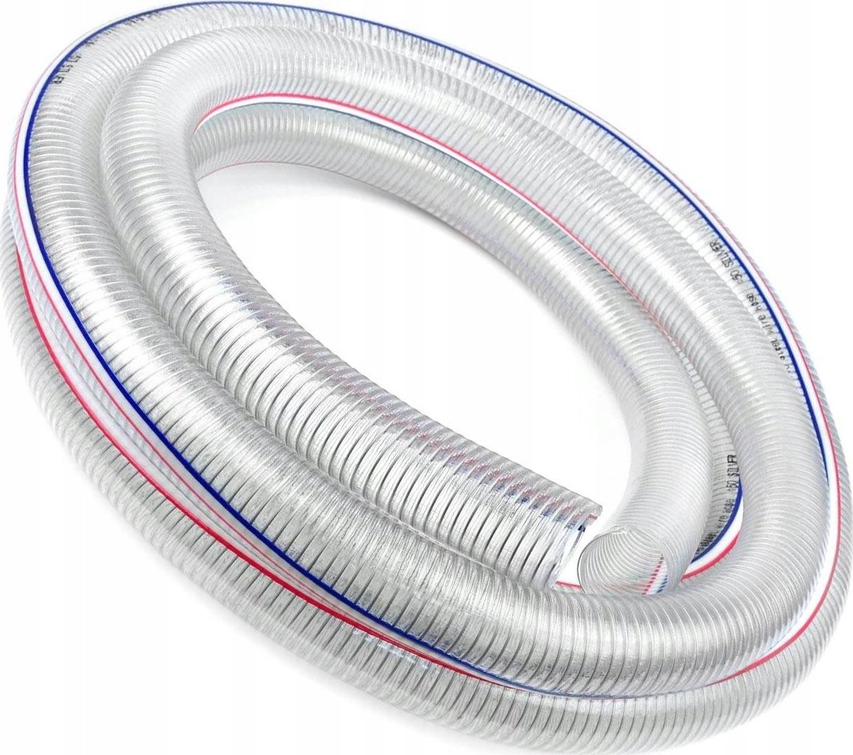 Geko Wąż ssawny 2 cal 2'' 50mm - wzmacniany drutem 5m (1)