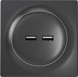 Fibaro FIBARO Gniazdo USB Walli N USB Outlet antracyt