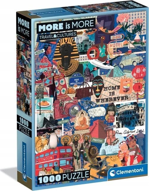 Clementoni Puzzle Compact Travel Cultures 1000 elementów (37072)